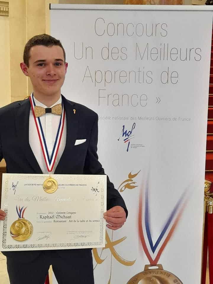 Remise des médailles du concours MAF au théâtre du Chatelet, Lycée et CFA  Hôteliers de Metz