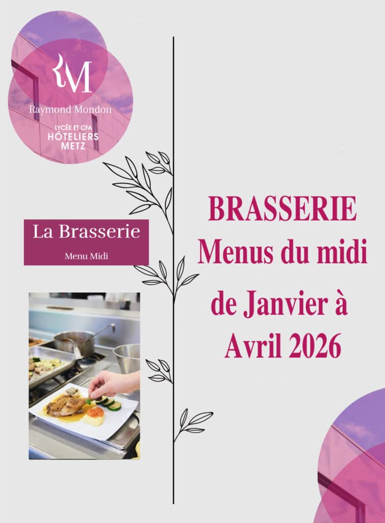 fond menu Brasserie janv avril 2026
