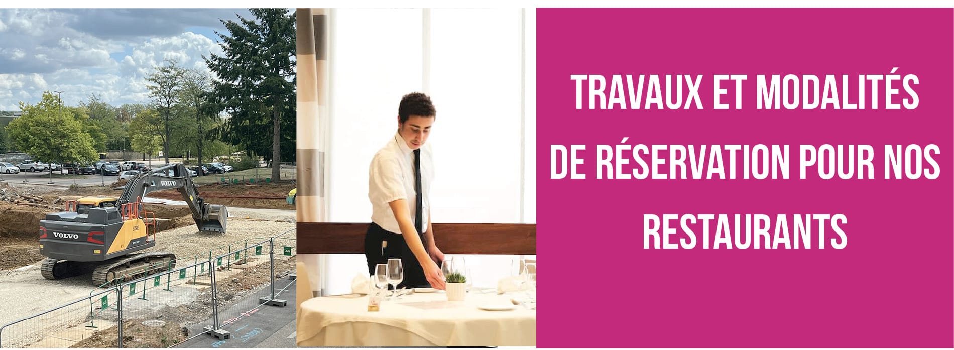Bandeau travaux reservations